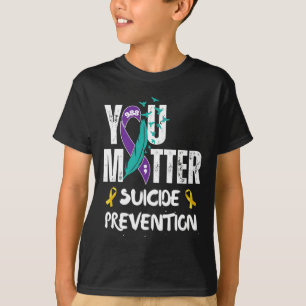 U maakt 988 Zelfmoordpreventie en bewustwording be T-shirt