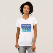 U maakt alleen uit (paars design, wit shirt) t-shirt (Voorkant volledig)
