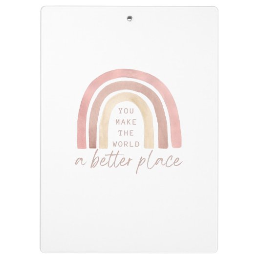 U maakt de wereld een beter klembord (Achterkant)