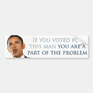 U maakt deel uit van het probleem bumpersticker