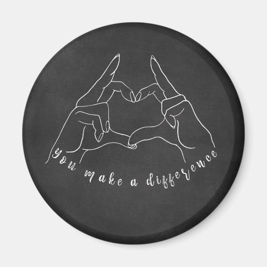 U maakt een Citaat van het Verschil Magneet (Voorkant)