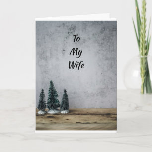 U MAAKT FEESTDAGEN MERRY/BRIGHT "WIFE" KAART