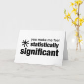 U maakt me Gevoel statistisch Significant Kaart (Gele Bloem)