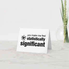U maakt me Gevoel statistisch Significant Kaart