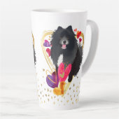 U MAAKT MIJN HARTJE ZWART - Lapphund latte mok (Rechterhoek)