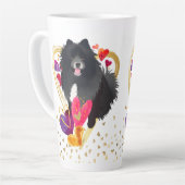 U MAAKT MIJN HARTJE ZWART - Lapphund latte mok (Linkerhoek)