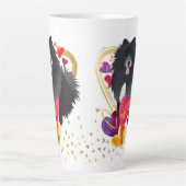 U MAAKT MIJN HARTJE ZWART - Lapphund latte mok (Voorkant)