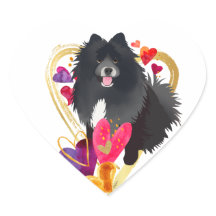 U MAAKT MIJN HARTJE ZWART - stickers VAN HET Lapph