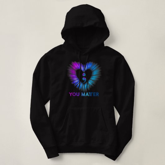 U maakt zelfmoordbewust en preventiesemico belangr hoodie (Design voorkant)