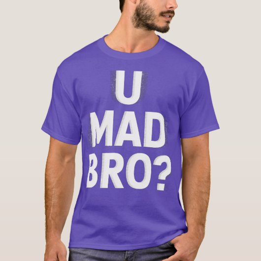 U Mad Bro Classic-fotokamer T-shirt (Voorkant)