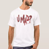 U MAD SHIRT (LICHTE KLEUREN) (Voorkant)