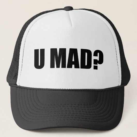 U Mad? Trucker Pet (Voorkant)