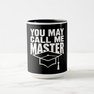 U mag mij Masterdiploma Afgestudeerde 2024 noemen Mok