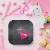 U + Me krijtbord papier Bord (Feest)