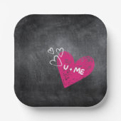 U + Me krijtbord papier Bord (Voorkant)