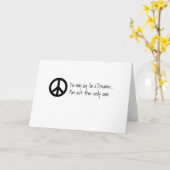 U Mei zegt ik een Escapist ben Kaart (Gele Bloem)