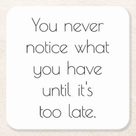 U merkt nooit het Onderzetter van het Document