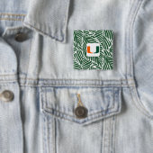 U Miami Knop Vierkante Button 5,1 Cm (In situ)