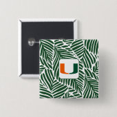 U Miami Knop Vierkante Button 5,1 Cm (Voorkant /achterkant)