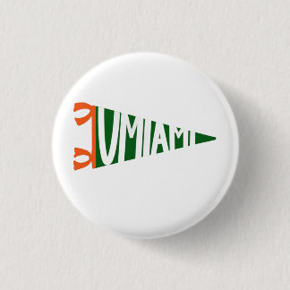 U Miami Wedstrijd Knop Ronde Button 3,2 Cm