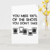 U Miss 100% van de schoenen die u niet gebruikt Kaart (Gele Bloem)