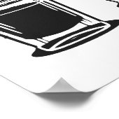 U Miss 100% van de schoenen die u niet gebruikt Poster (Hoek)