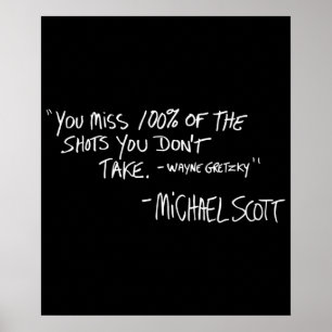 U Miss 100 van de schoenen die u niet gebruikt Poster