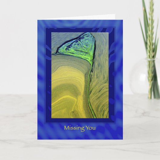 U missen, man, partner, militair ingezet kaart (Voorkant)