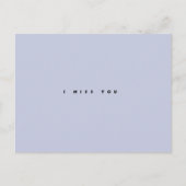 U MIST GEWOON UW BRIEFKAART (Voorkant)