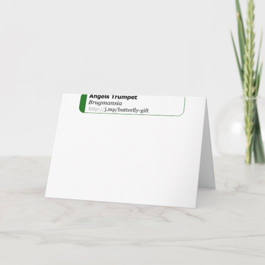 U moet een engel Flower Quote Greep zijn Kaart (Achterkant)