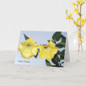 U moet een engel Flower Quote Greep zijn Kaart (Gele Bloem)