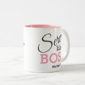 U MOET ERVAREN ZOALS EEN Christelijke AANPASSING V Tweekleurige Koffiemok (Voorkant rechts)