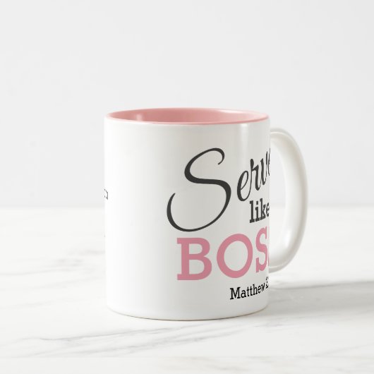 U MOET ERVAREN ZOALS EEN Christelijke AANPASSING V Tweekleurige Koffiemok (Voorkant rechts)