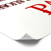 u moet pijn doen om de herfst te kennen om poster (Hoek)