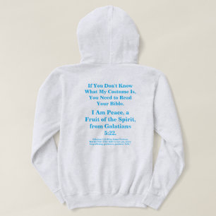 U moet uw bijbelvredeskostuum lezen hoodie