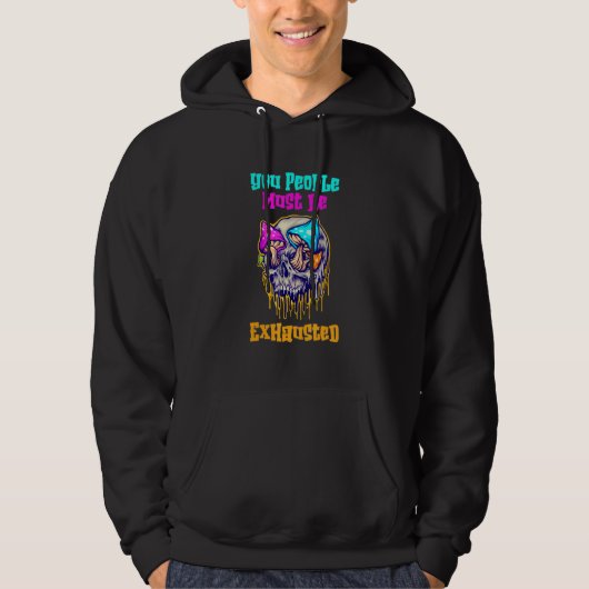U moet van de schedel en de muis worden verwijder hoodie (Voorkant)