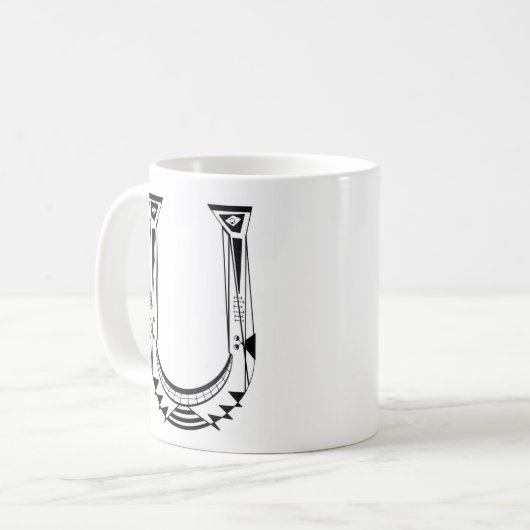 "U"-Mok Koffiemok (Voorkant links)