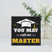 U Noemt Me Maar Meester II Kaart (Staand voorkant)