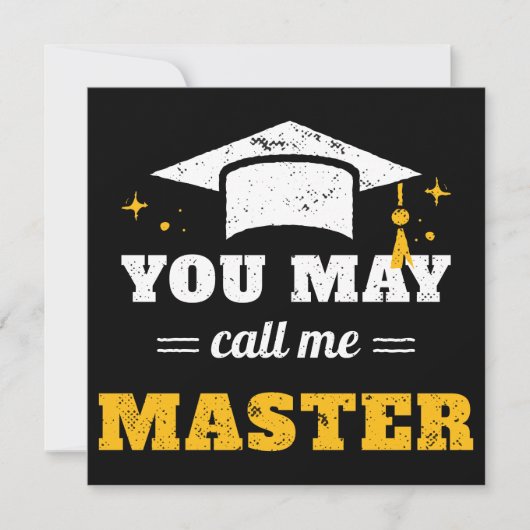 U Noemt Me Maar Meester II Kaart (Voorkant)