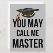 U Noemt Mij Maar Meester I Kaart (Voorkant / Achterkant)