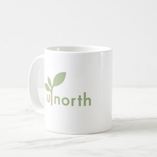U North Corporate Logo Koffiemok (Voorkant links)