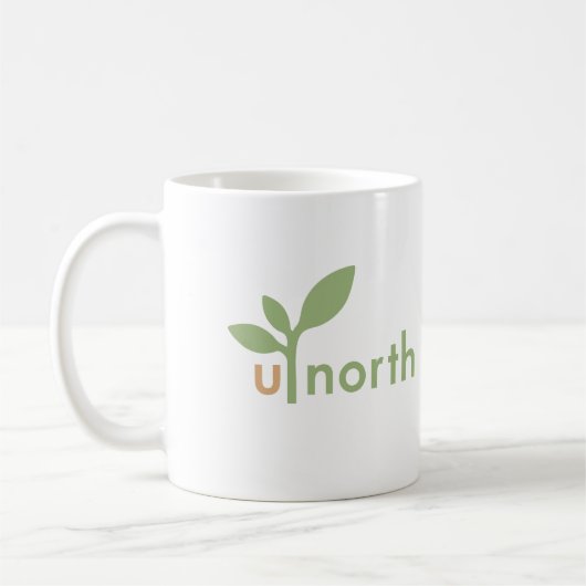 U North Corporate Logo Koffiemok (Links)