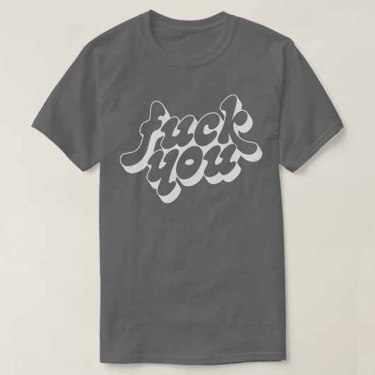 U onbeschoft Typografie Quote Design 1 T-shirt (Design voorkant)