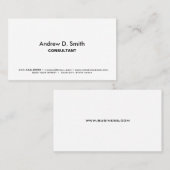 U ontwerpt wij druk, bedrijfsdruk douane visitekaartje (Voorkant / Achterkant)