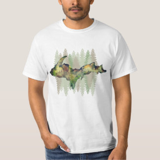 U.P. Green Camo Tree T-shirt