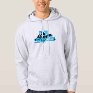 "U.P. Slaapmachine: Ash verkleurde de sneeuwtoudie Hoodie