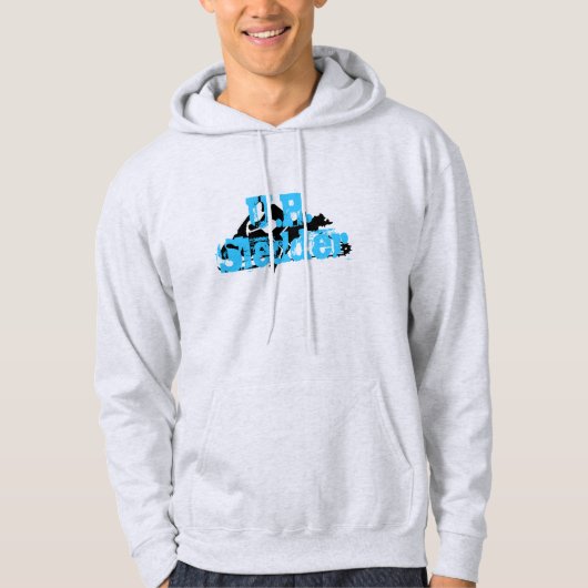 "U.P. Slaapmachine: Ash verkleurde de sneeuwtoudie Hoodie (Voorkant)