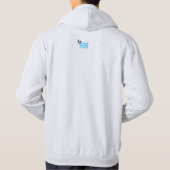 "U.P. Slaapmachine: Ash verkleurde de sneeuwtoudie Hoodie (Achterkant)