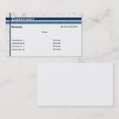 U past de Rand van de Reis van Kleur-Lite aan Visitekaartje (Voorkant / Achterkant)