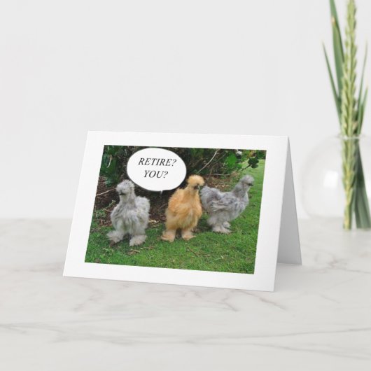 U-**** PENSIONERING***? GEWELDIG NIEUWS **GENIET** KAART (Voorkant)